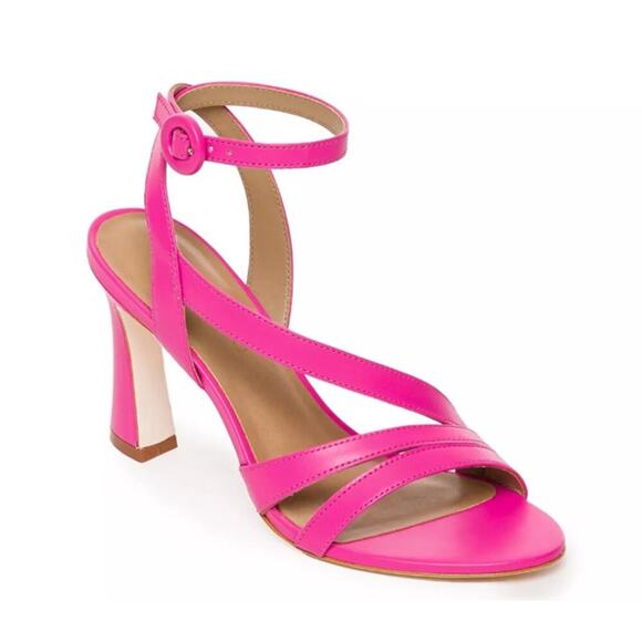 Bernardo Women's Fuchsia Antique Calf Leslie Sandals Size 11M - Picture 1 of 8